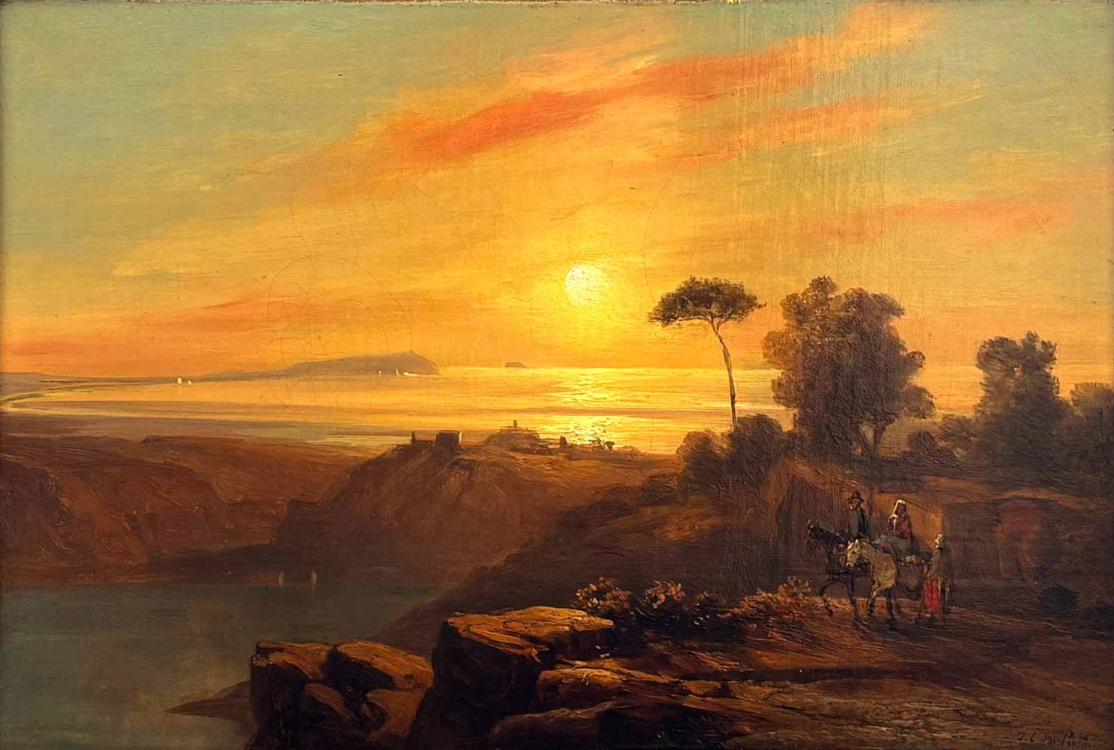 Josef Karel Püttner (1821 - 1881) - Nemi u Říma