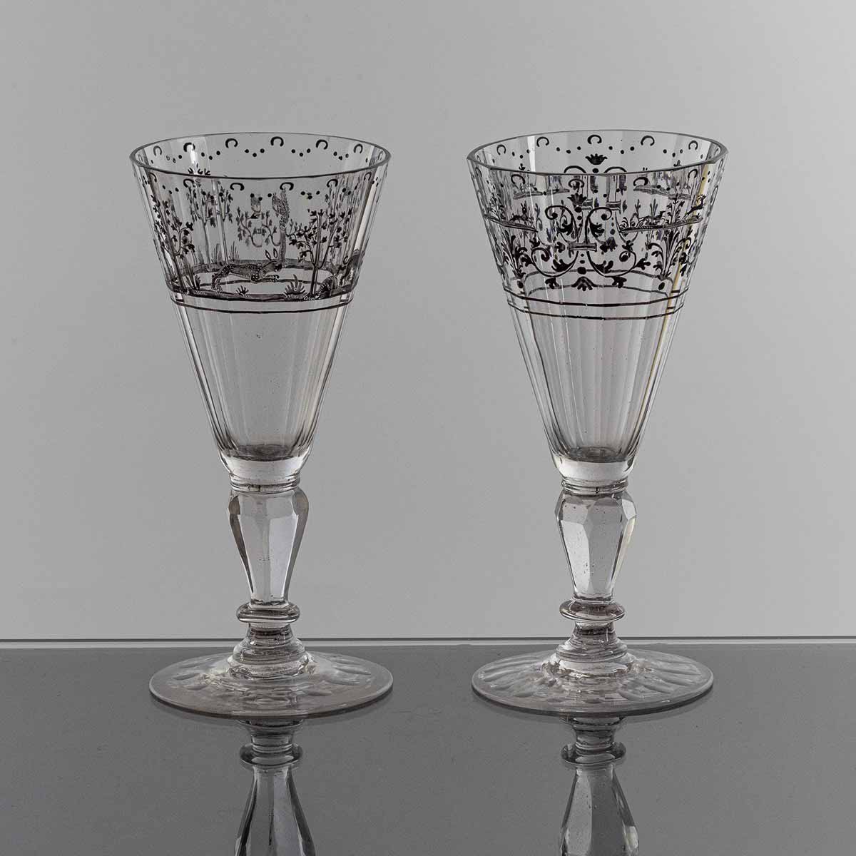 Pár barokních pohárků