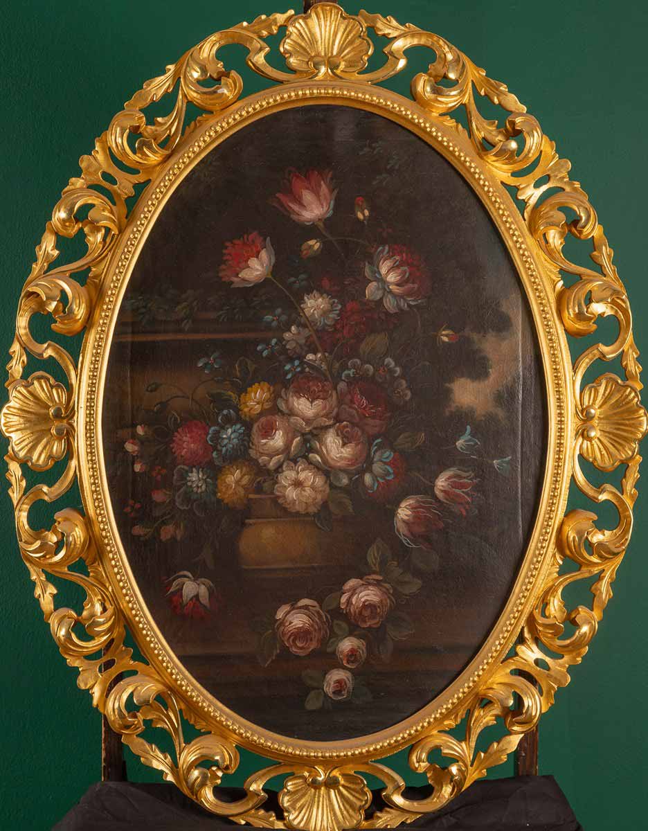 Květinové zátiší ve váze - párové obrazy