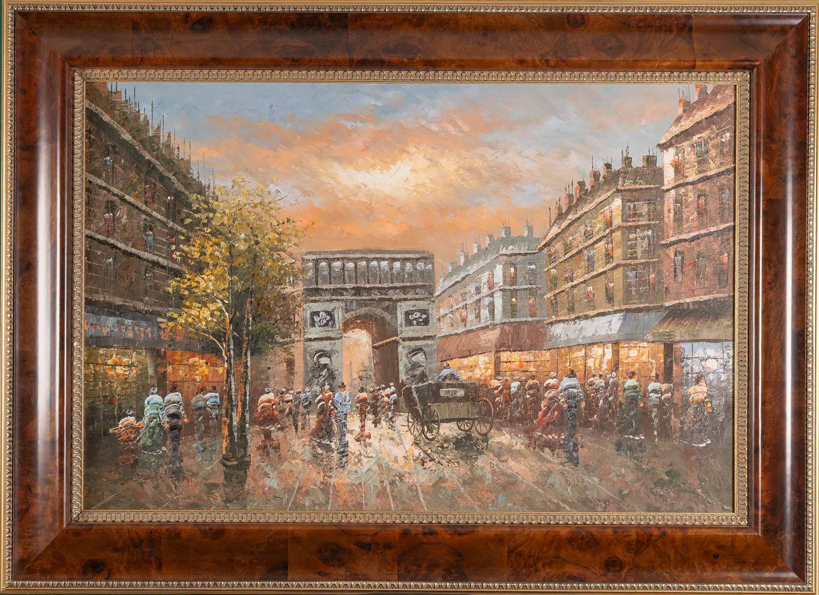 Pařížské motivy - párové obrazy