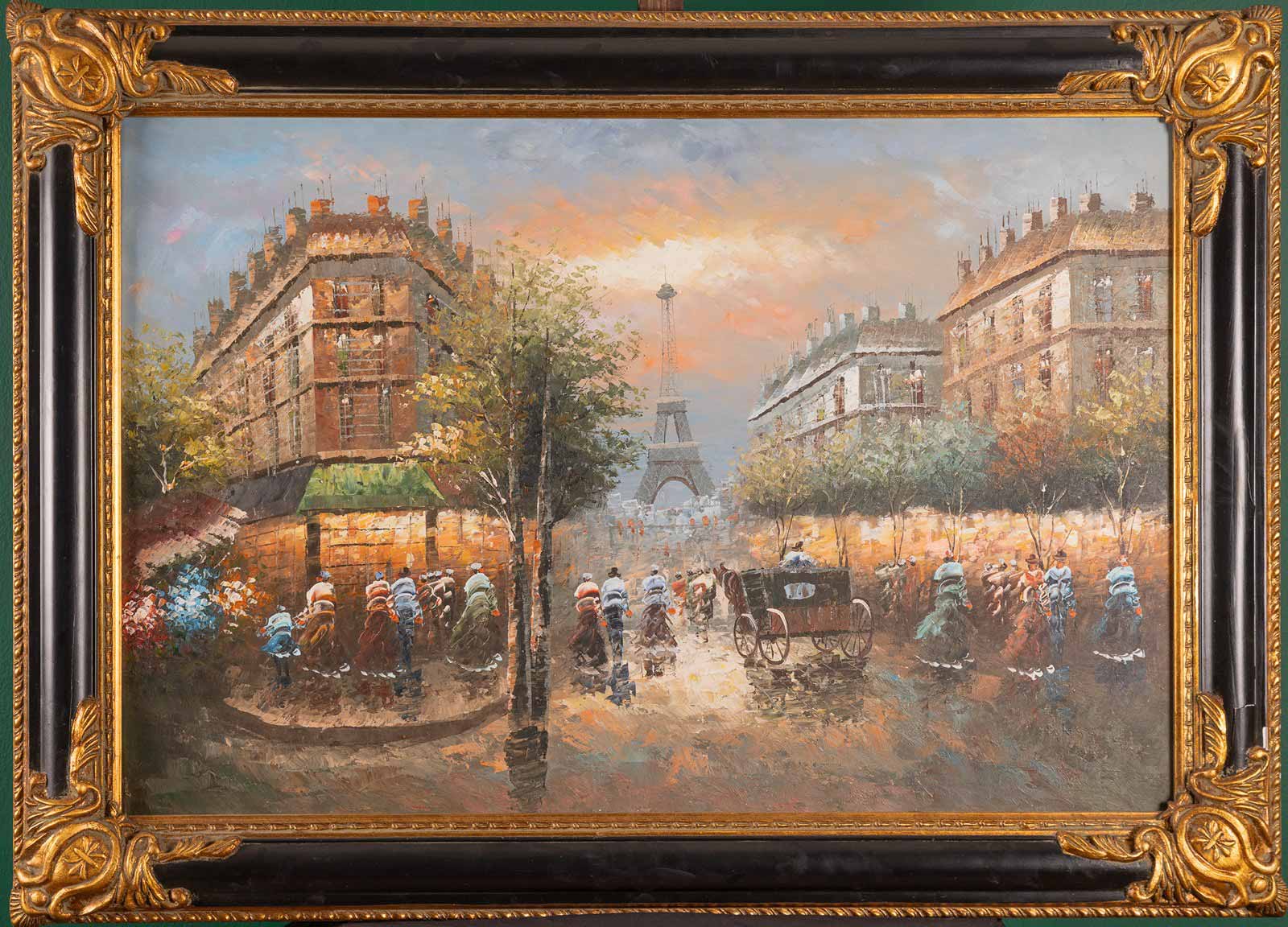 Pařížské motivy - párové obrazy