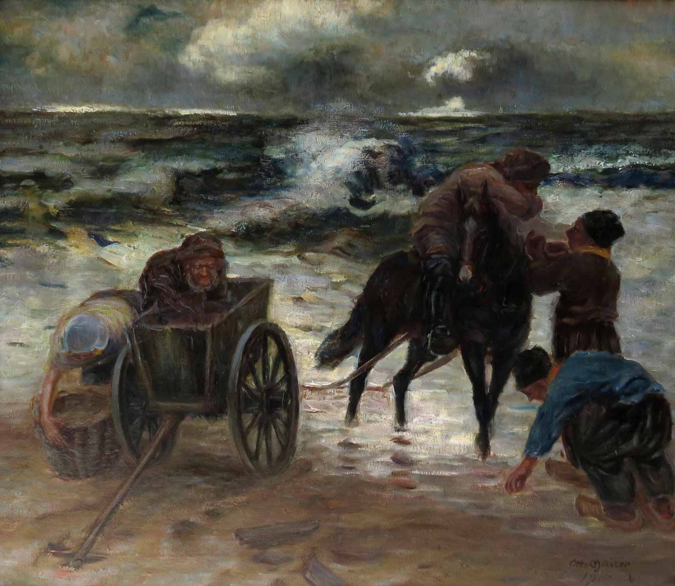 Otto Molitor (1889 - 1965) - Sběrači mušlí