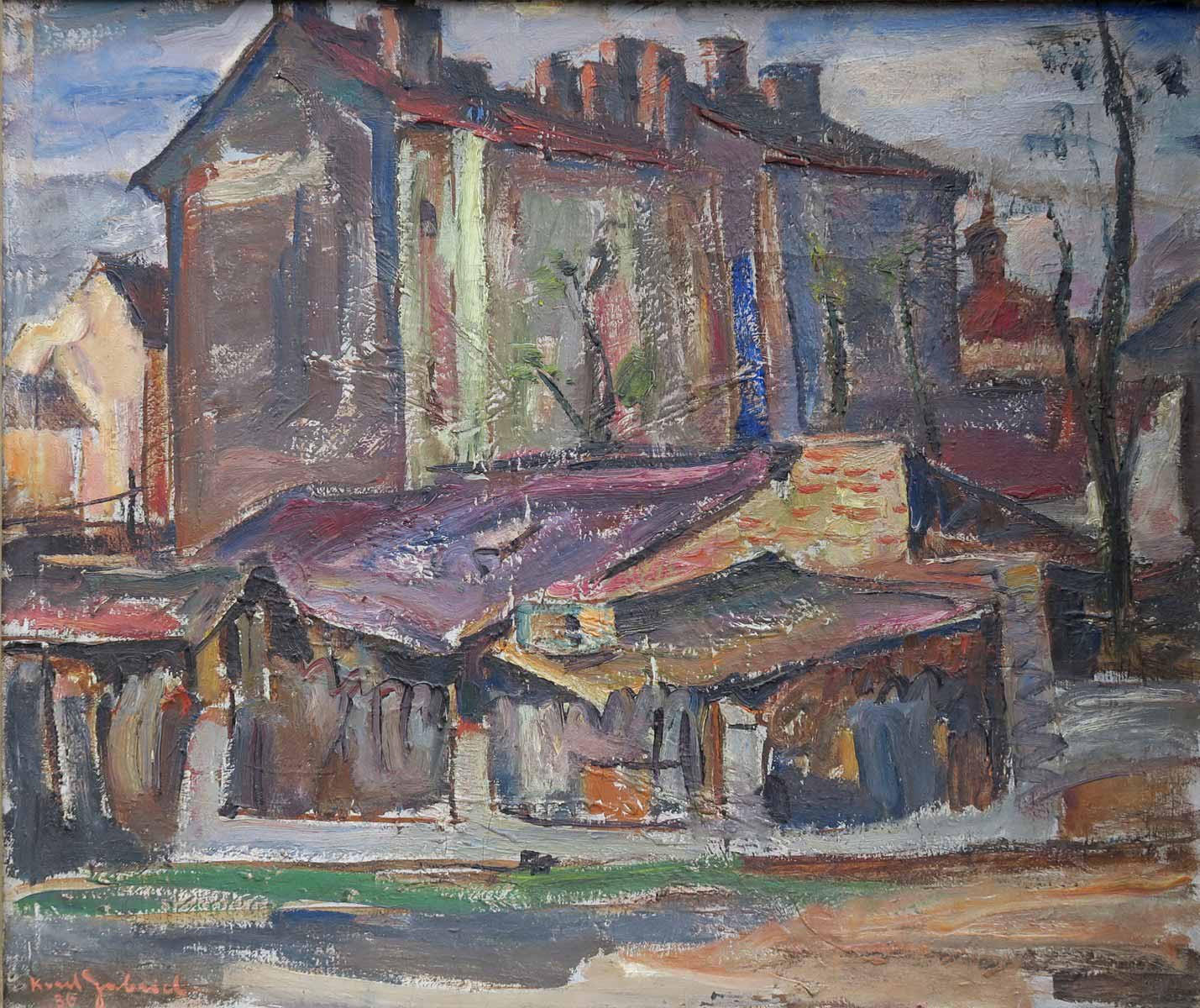 Karel Gabriel (1884 - 1966) - Z Vršovic