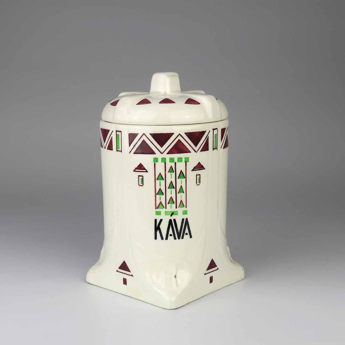 Secesní dóza "Káva"