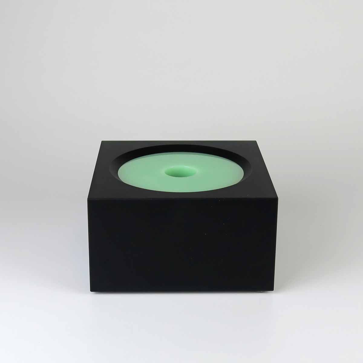 František Vízner (1936 - 2011) - Šedá váza se zeleným středem