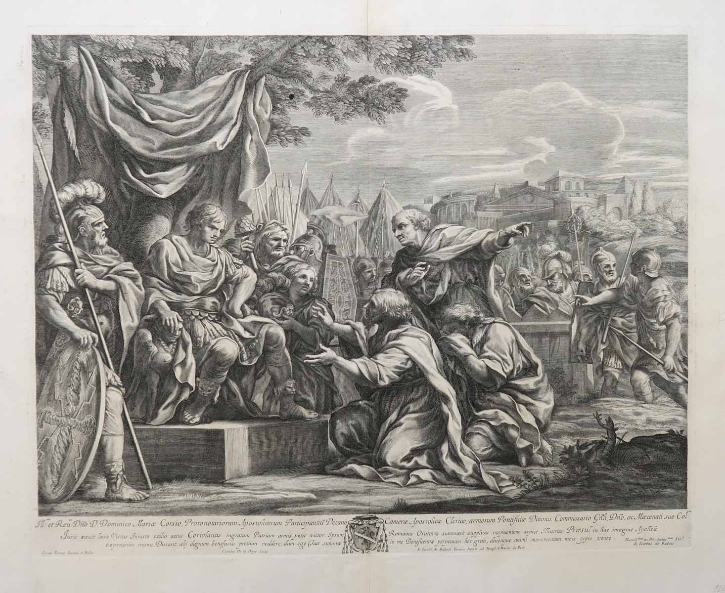 Carolus de La Haye - Výjev z římských dějin