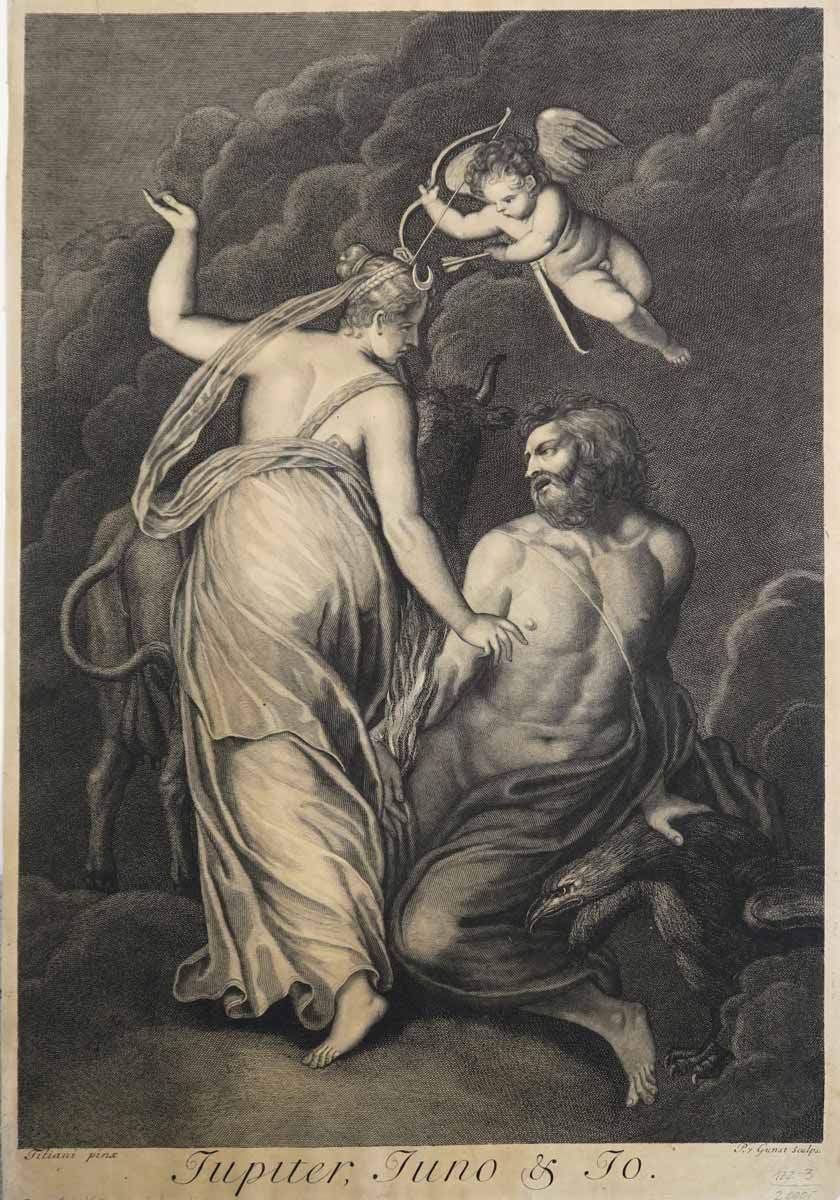 P. A. Gunst podle Tiziana - Jupiter, Juno a Jo