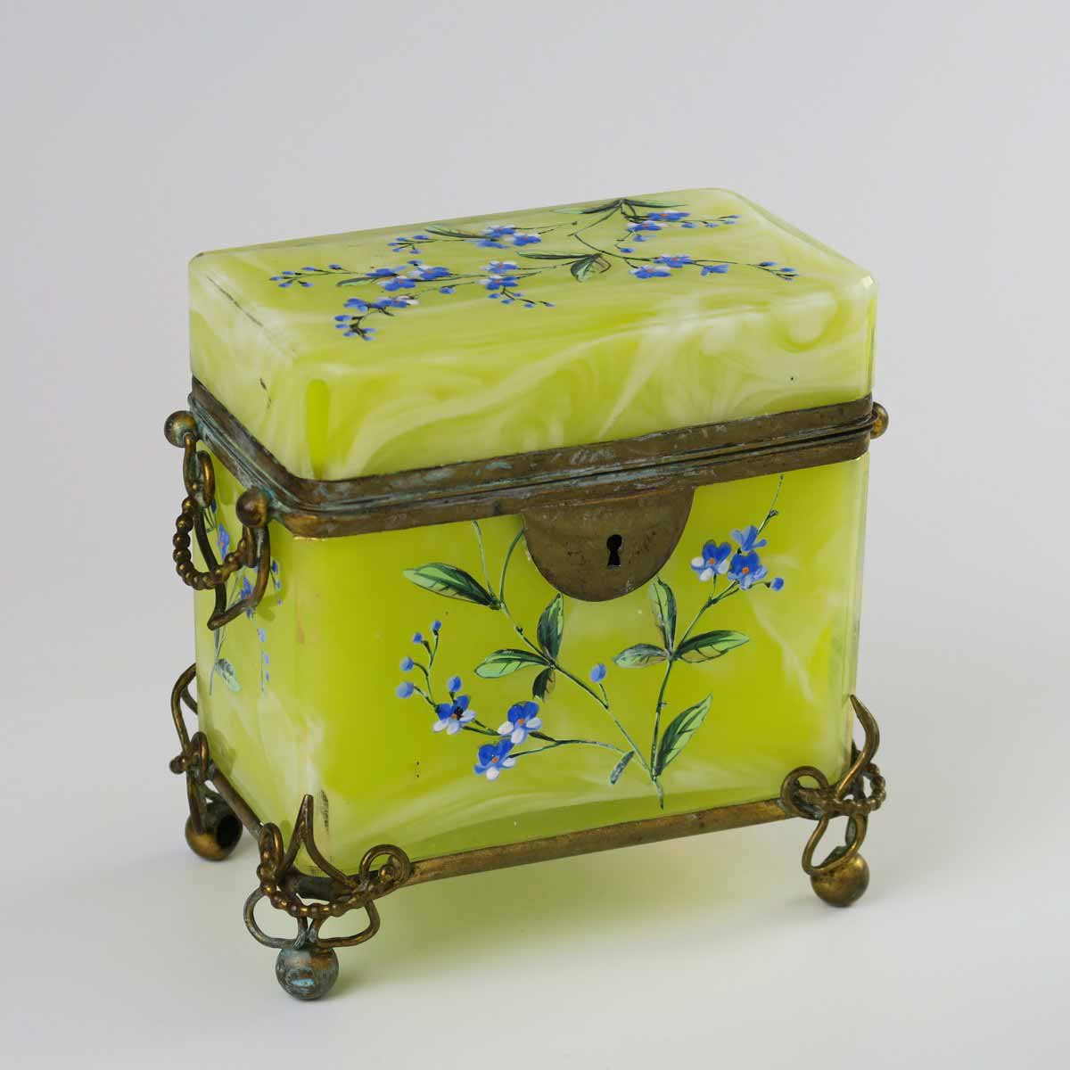 Secesní dóza s víkem