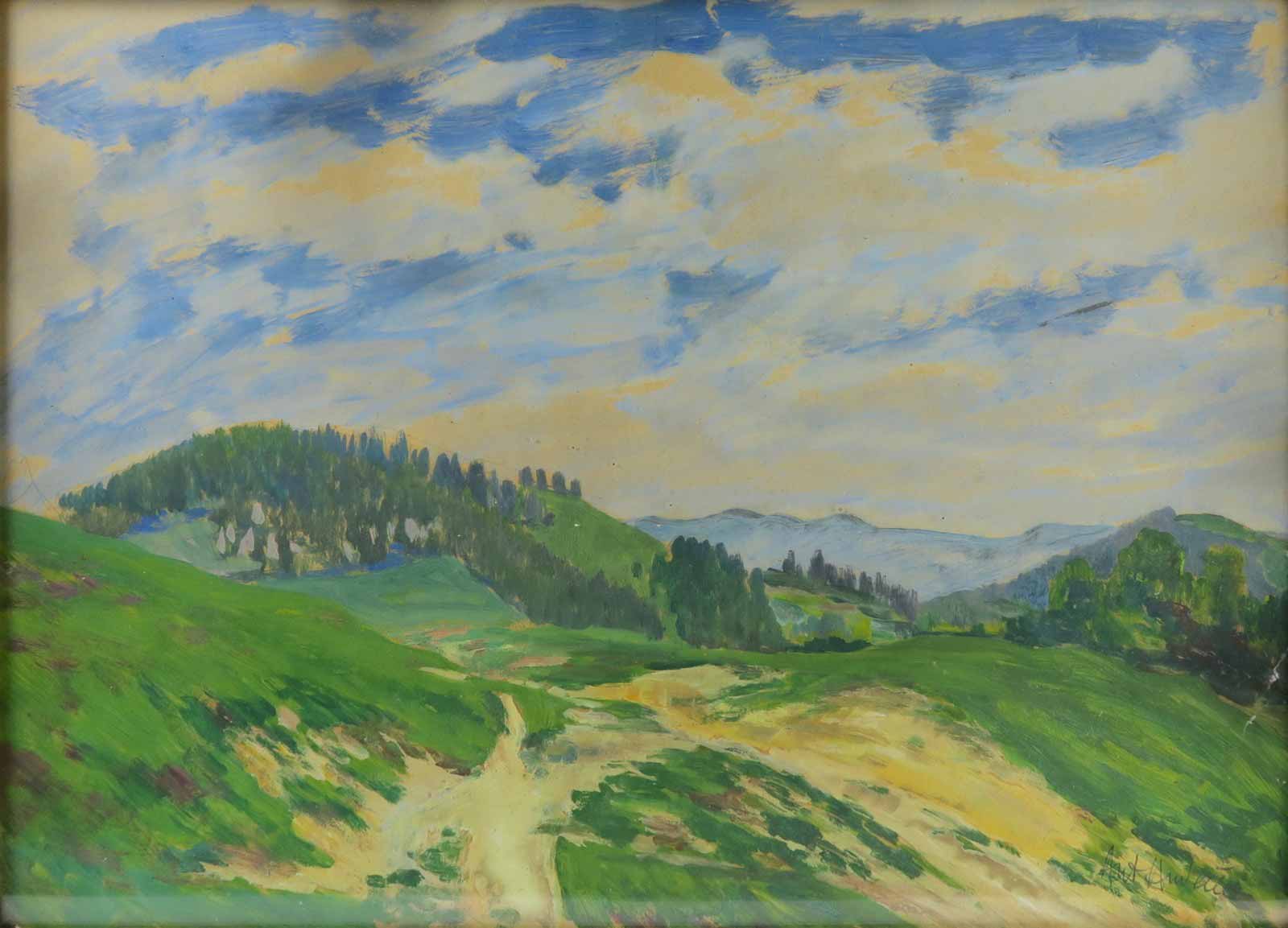 Antonín Hudeček - Letní krajina