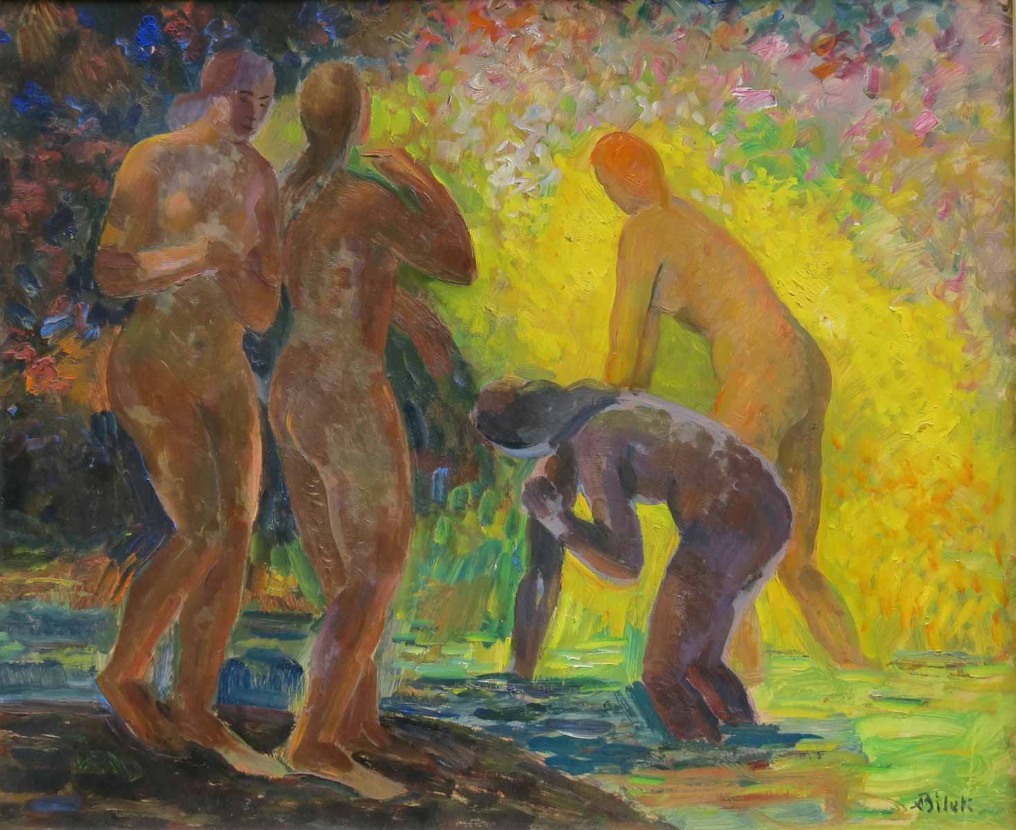 Alois Bílek - Koupání