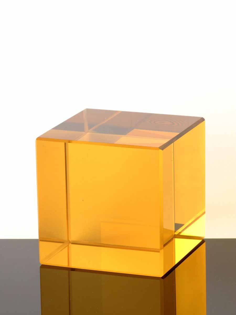 Václav Hanuš - Skleněný blok / Těžítko