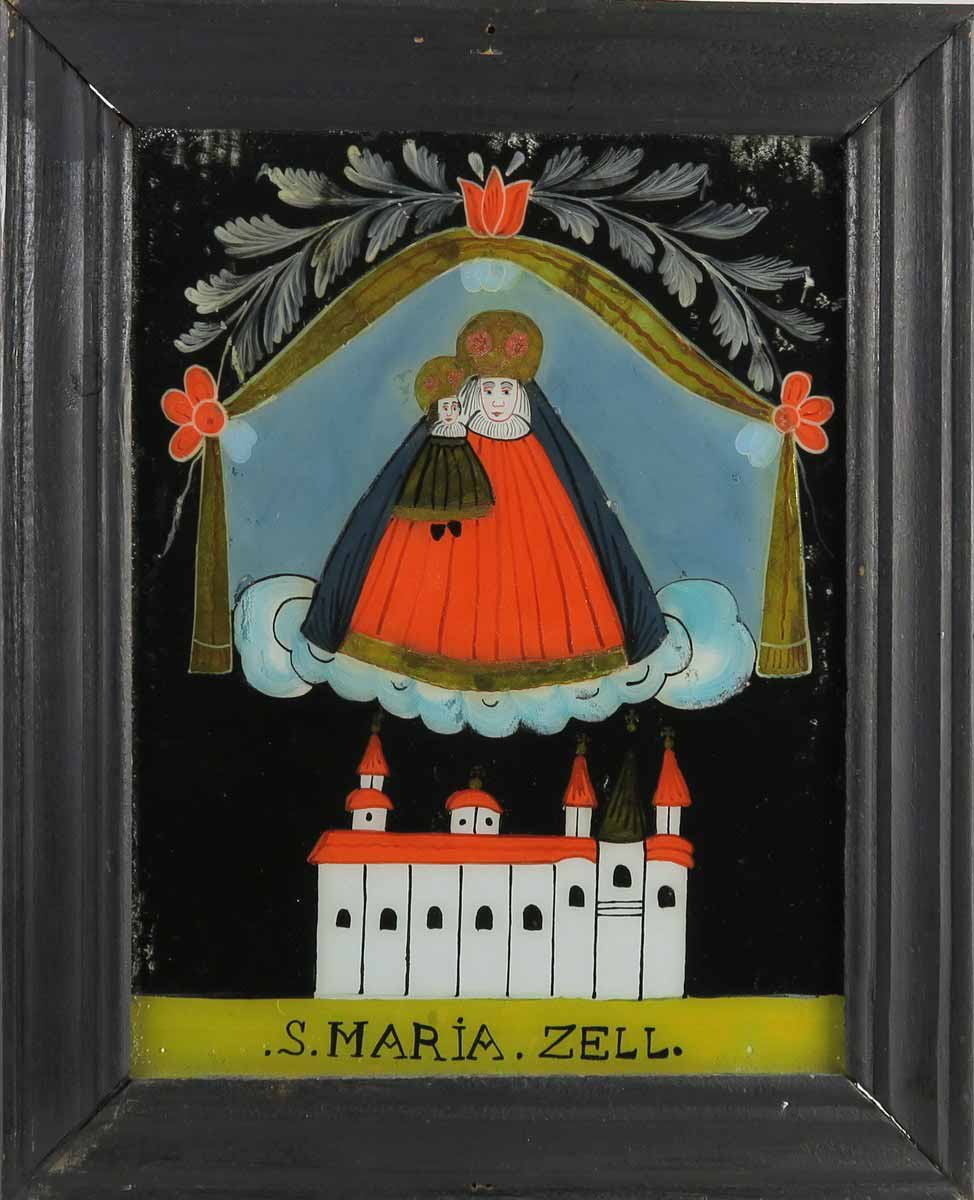 Podmalba "Panna Maria Mariazellská"