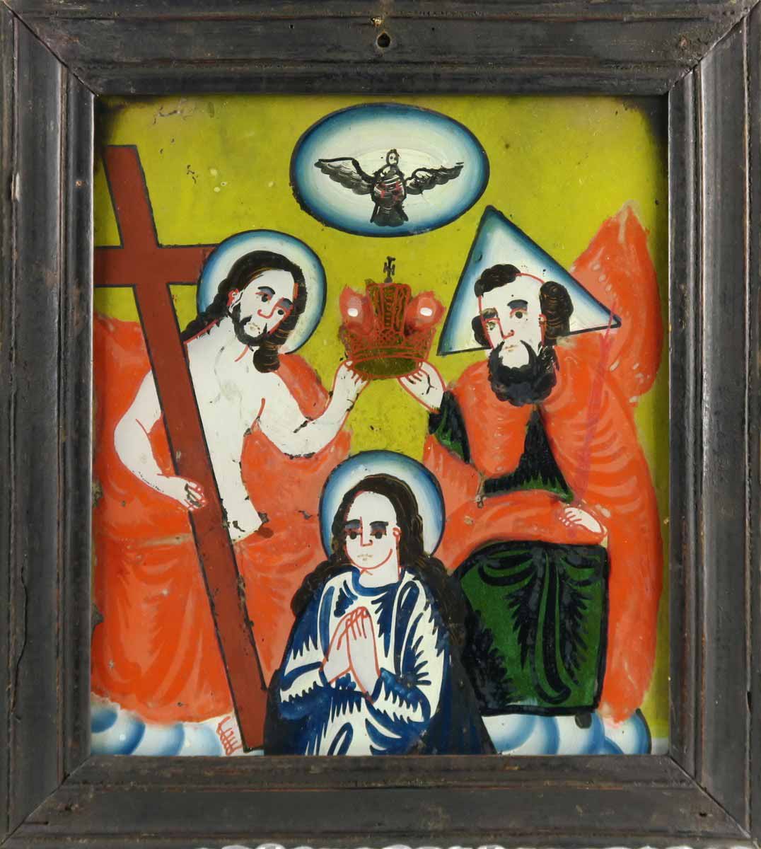 Podmalba "Korunování Panny Marie"