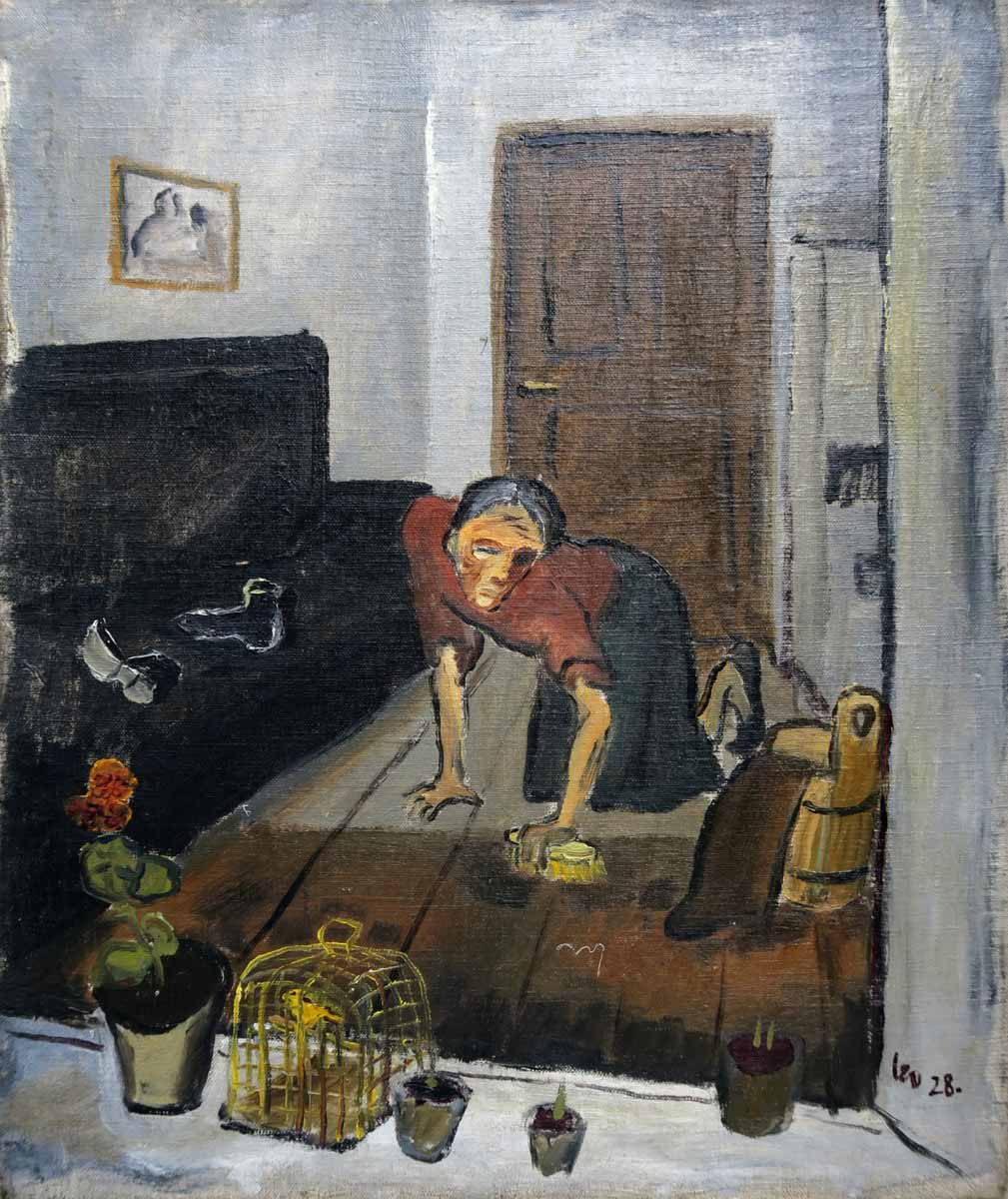 Lev Šimák - Mytí podlahy