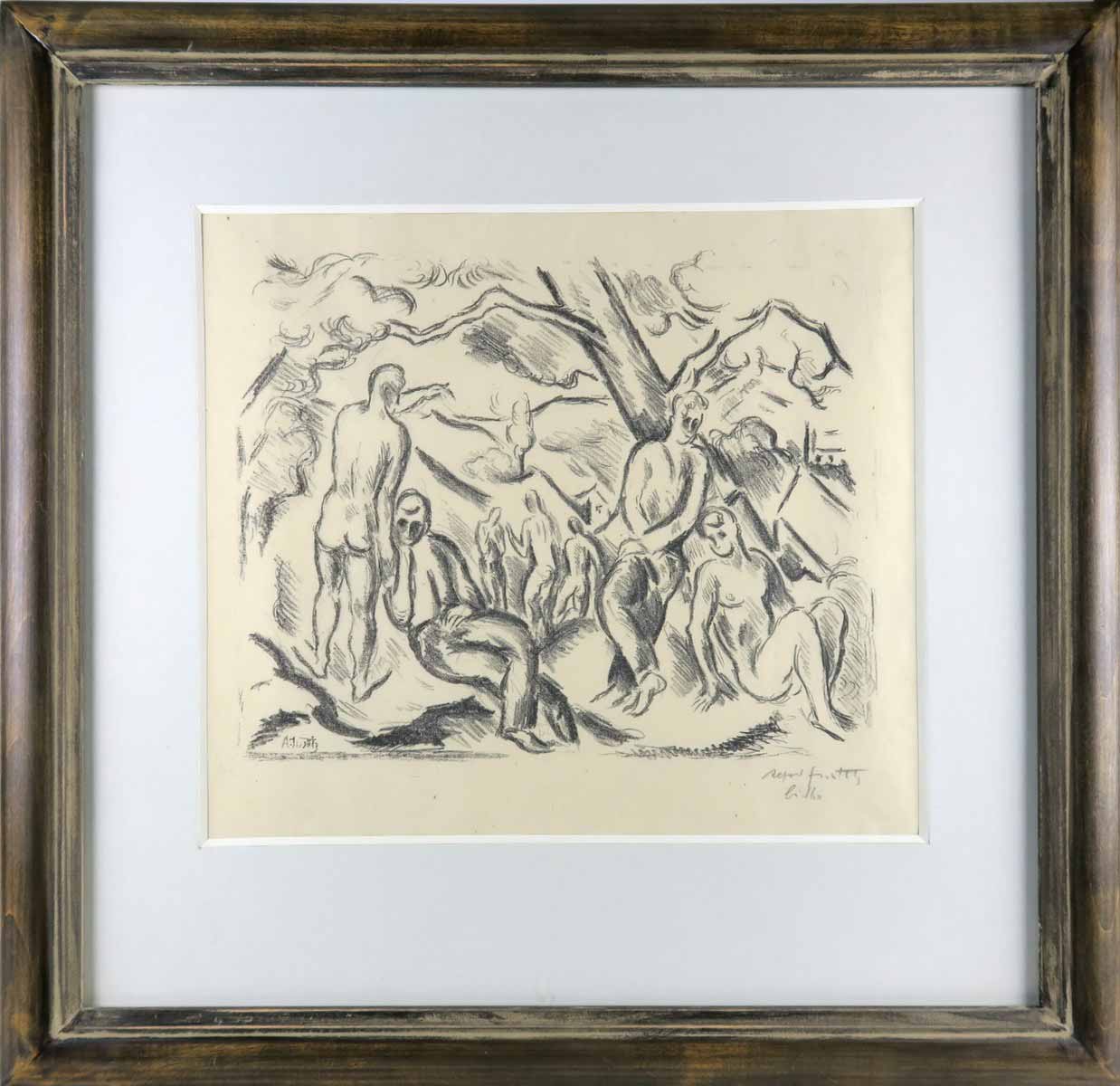 Alfréd Justitz - Koupání