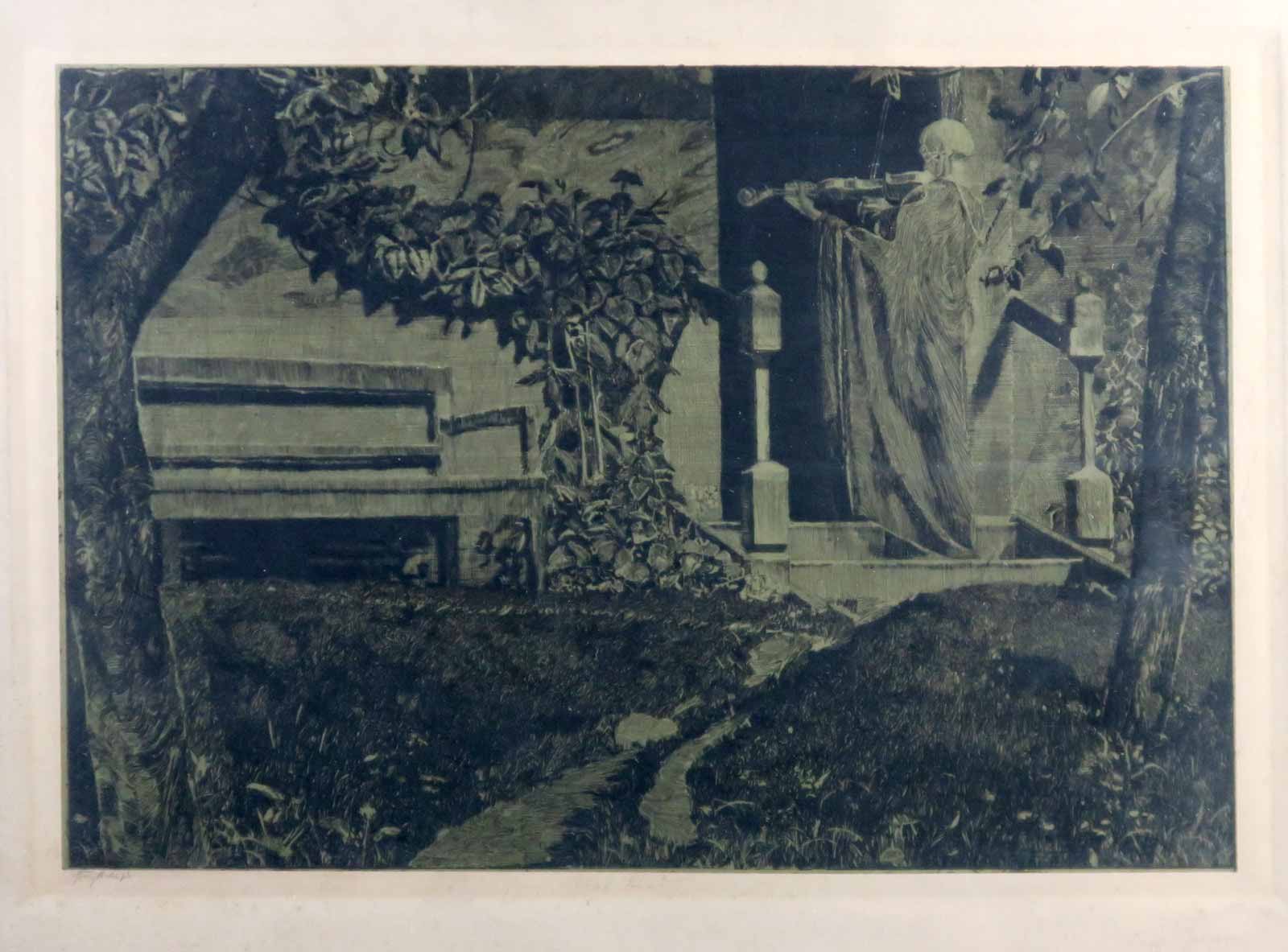 August Brömse - Přicházím (Dívka a smrt)