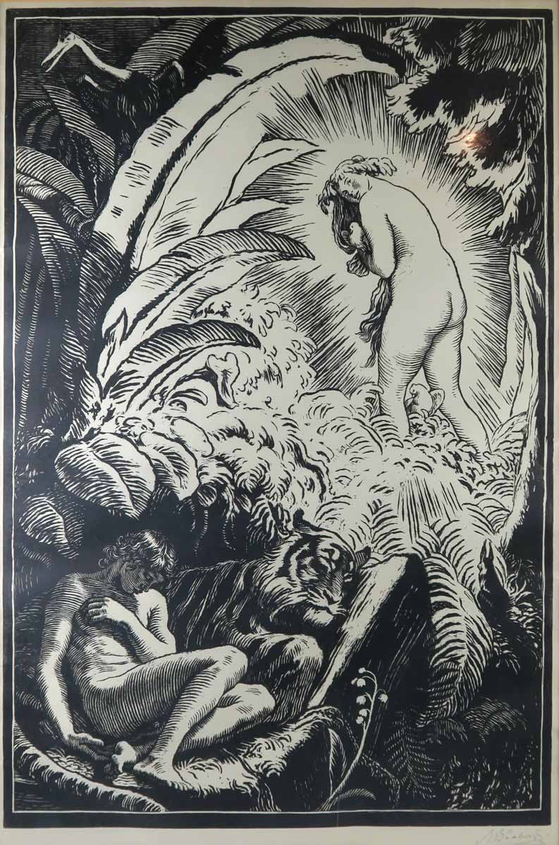 Max Švabinský - Zjevení (Rajská Sonáta)