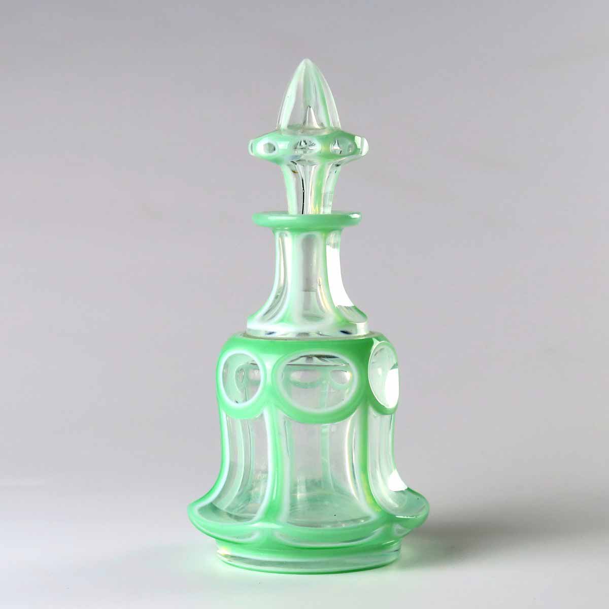 Biedermeierový flakon se zátkou