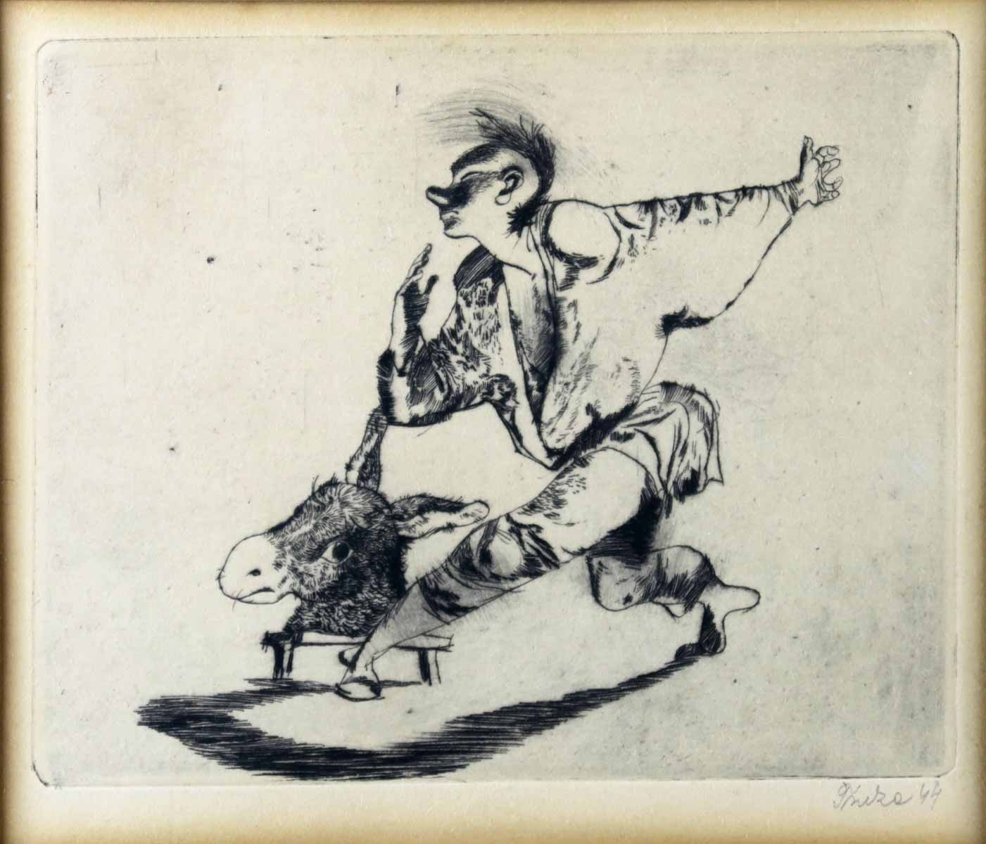 Jiří Trnka- Tanečník s oslí hlavou