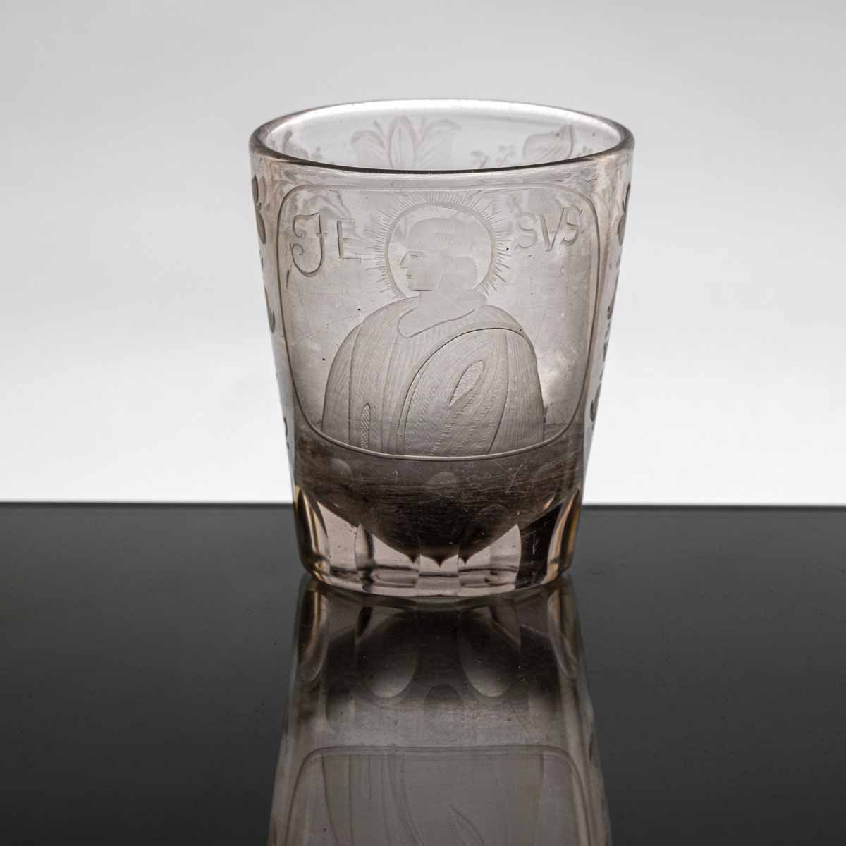 Barokní číše "Jesus"