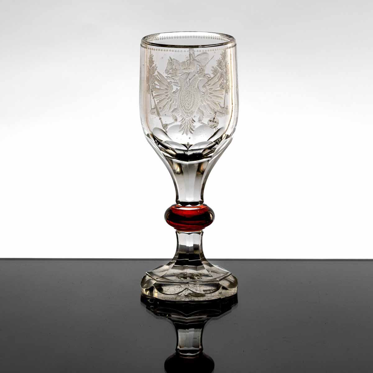 Pohár s motivem sv. Jiří