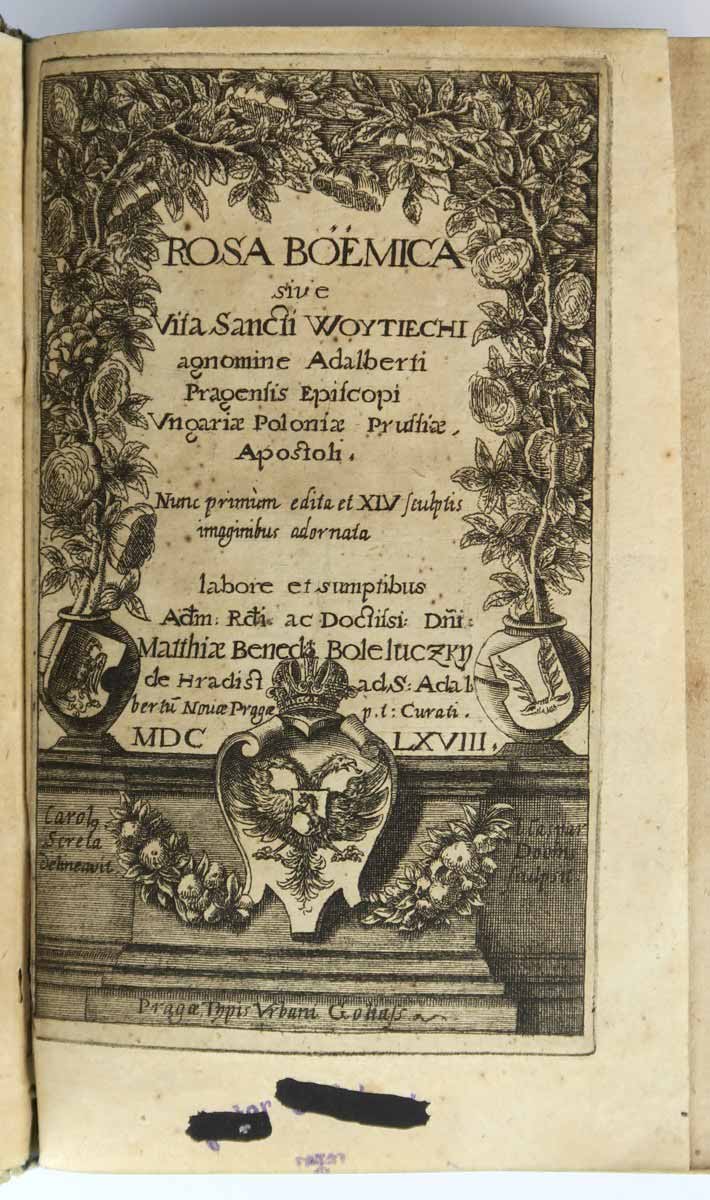 Bolelucký z Hradiště, Matěj Benedikt: Rosa Boëmica, 1668